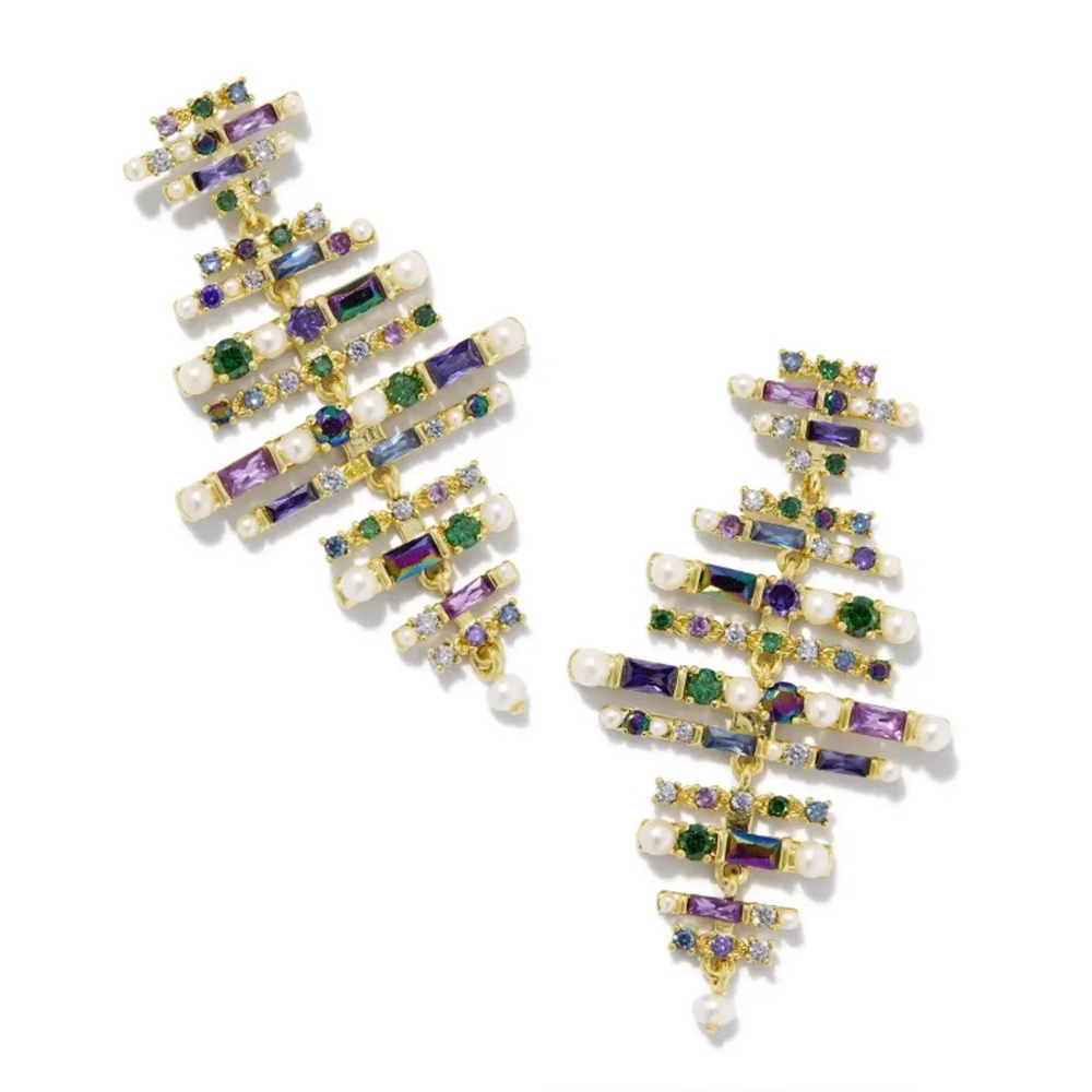 Kendra Scott “Madelyn” Multicolor Statement Earrings